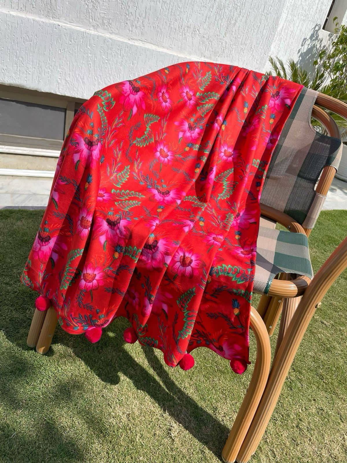 Scarlet Throw Blanket