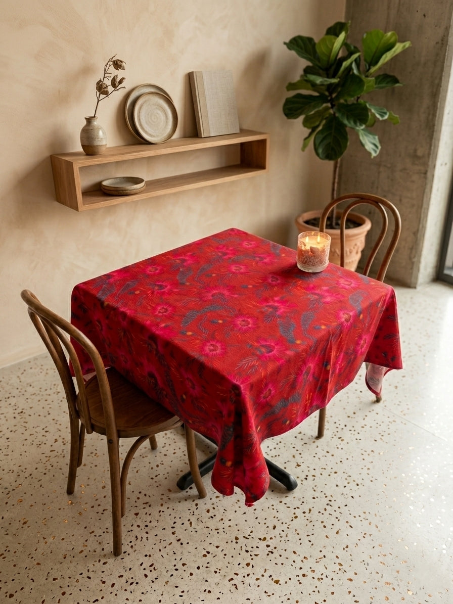 Scarlet Tablecloth
