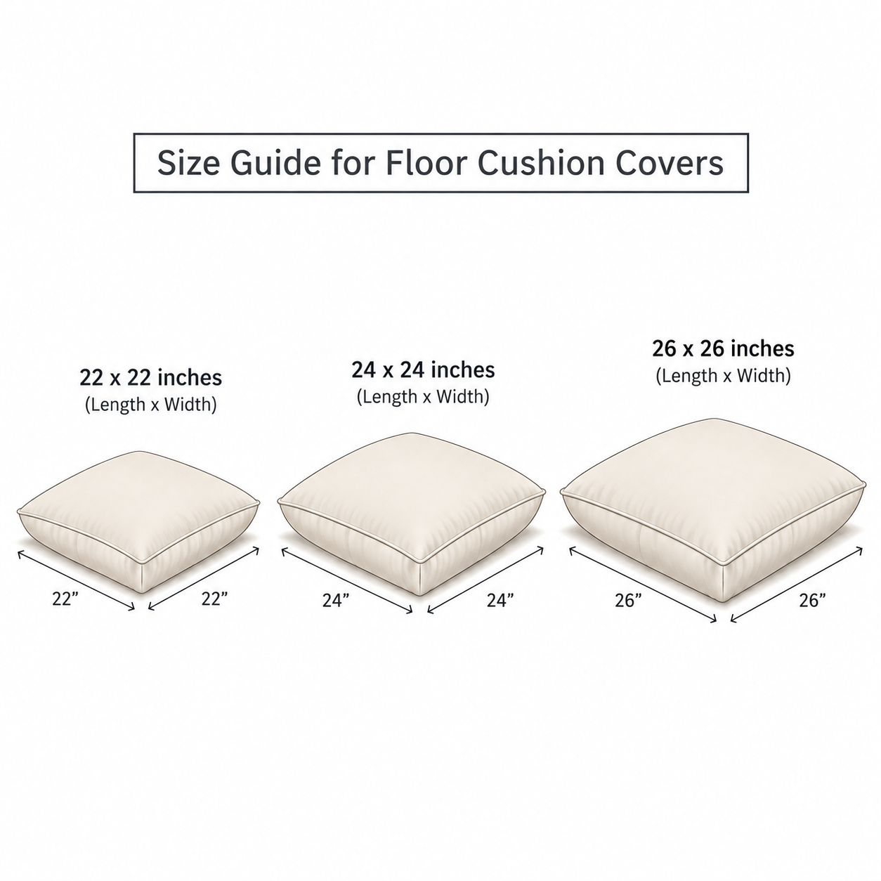 Floor Cushion Cover - Maya