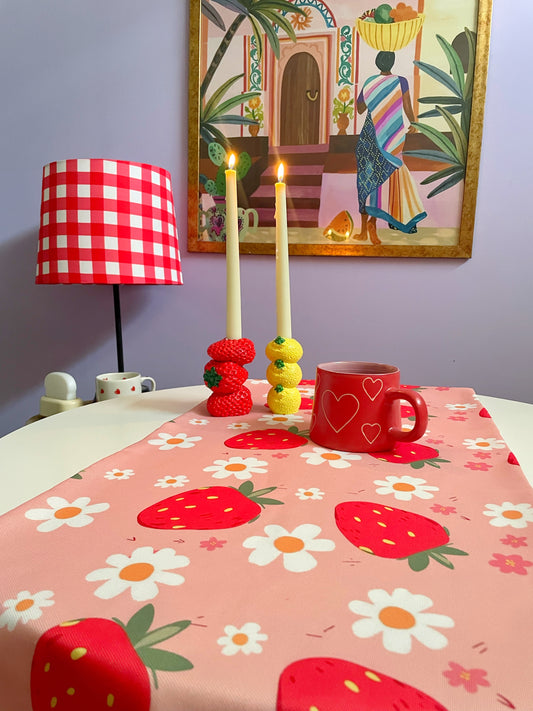 Strawberry Crush Table Runner