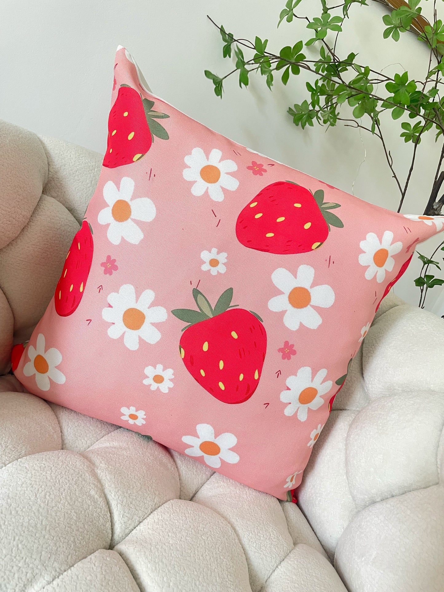 Strawberry Crush Cushion