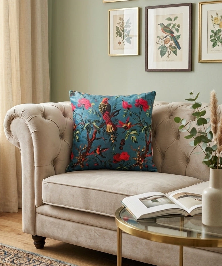 Teal Cushion