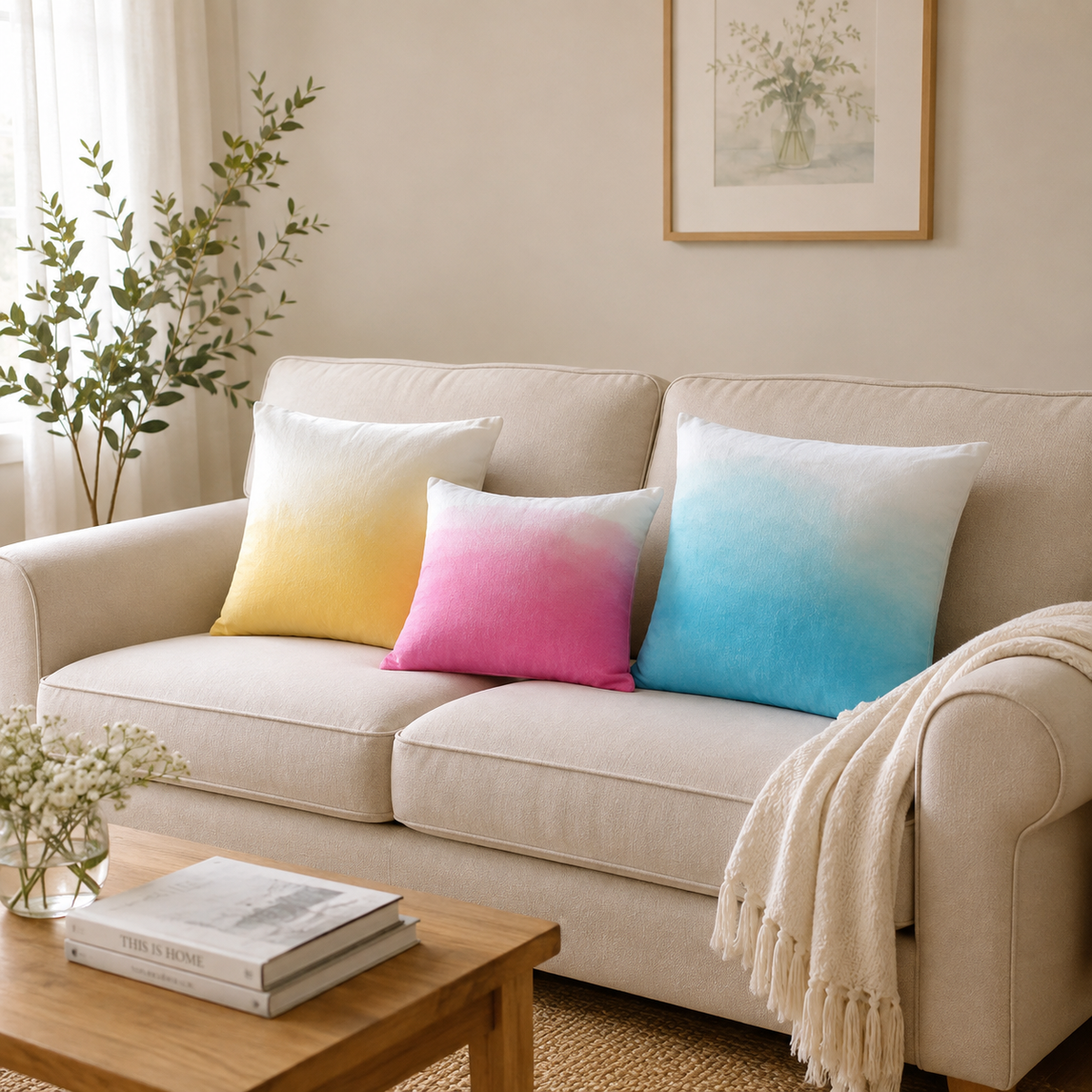 Tie-Dyed Cushions