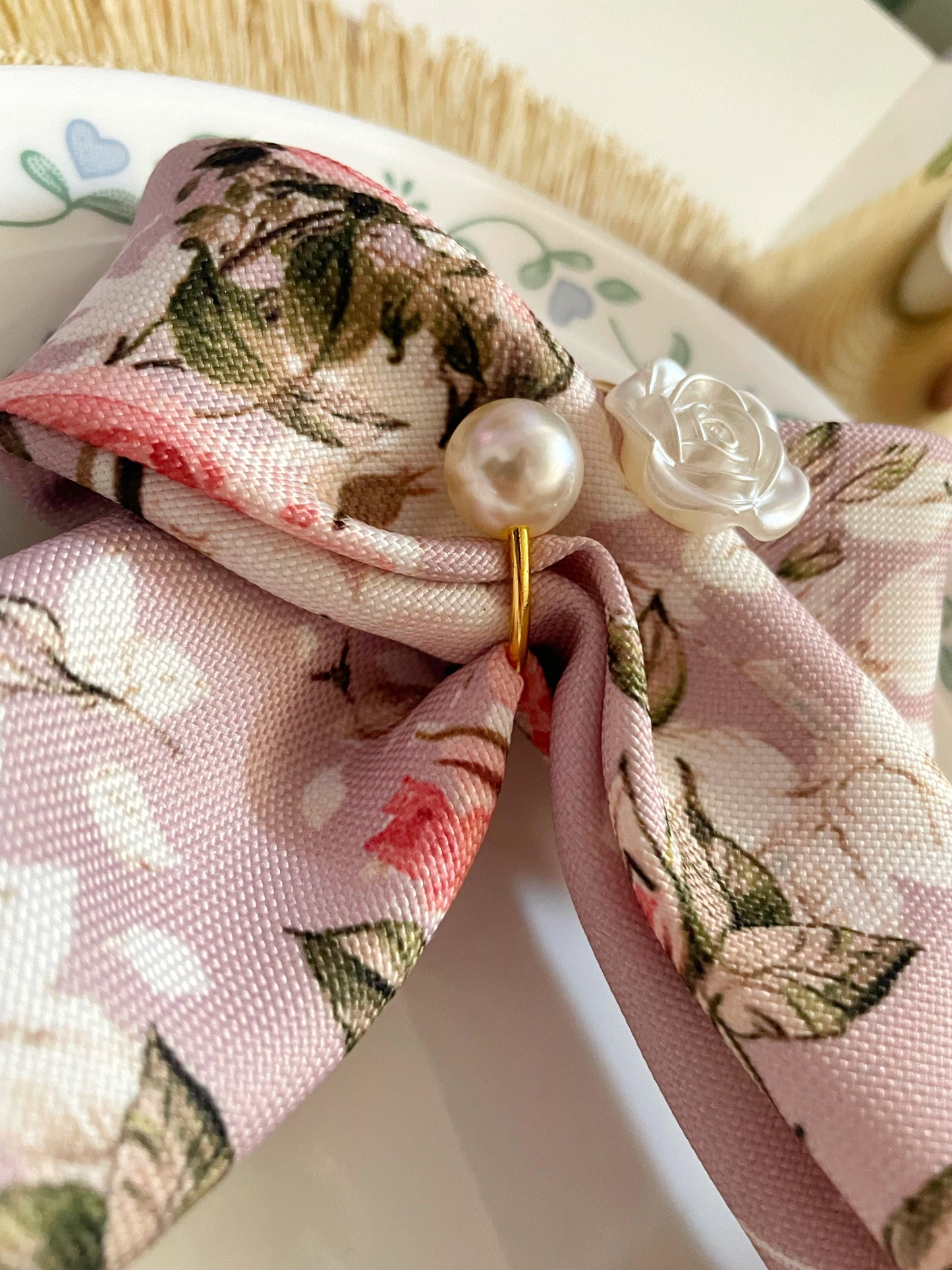 Napkin Ring (White Rose)