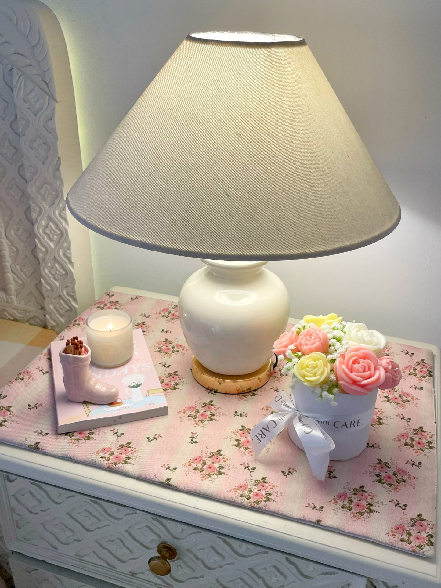 Vintage Rose Table Mat