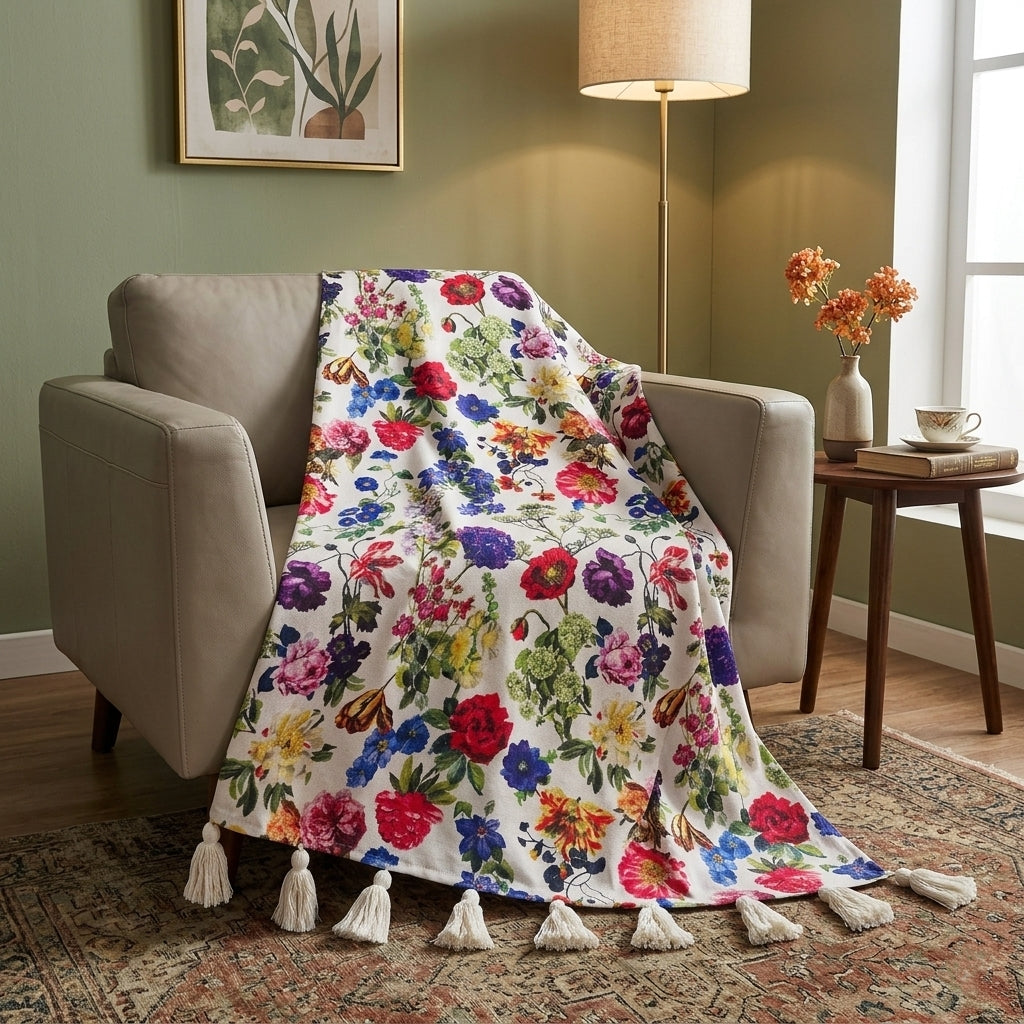 White Delight Throw Blanket
