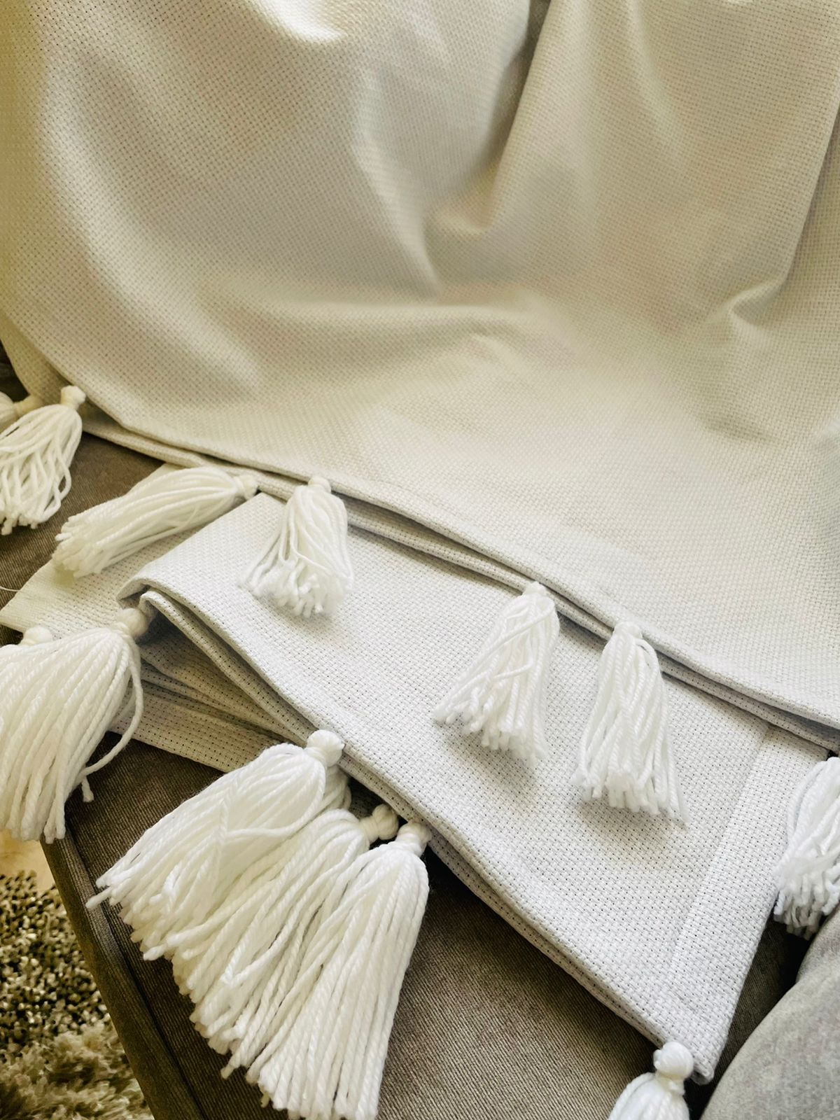 White Throw Blanket