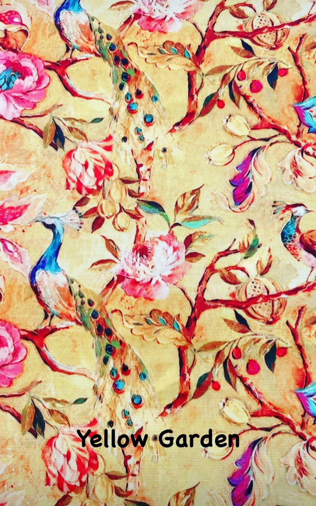 Yellow Garden Fabric