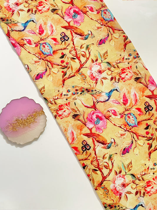 Yellow Garden Table Runner