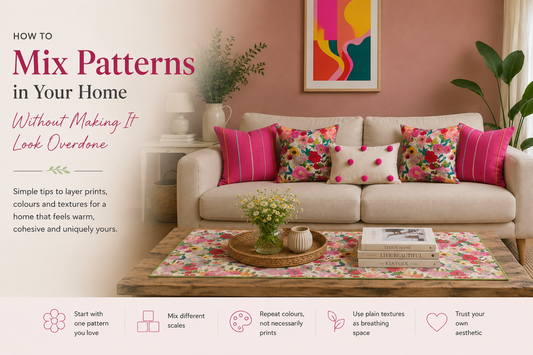 How to Mix Patterns in Your Home Without Making It Look Overdone