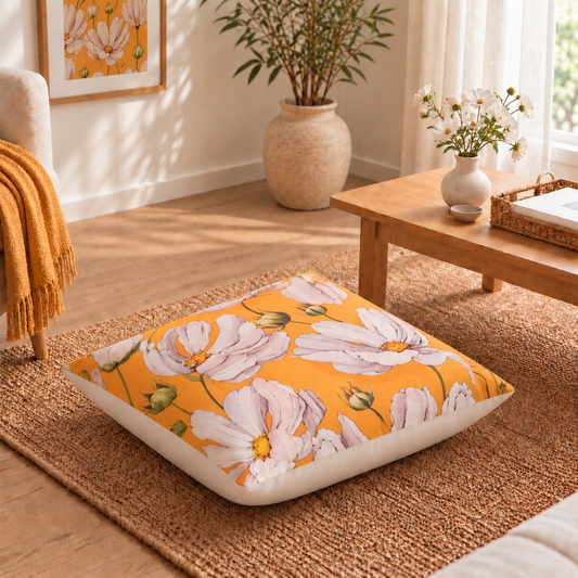 Floor Cushion Cover - Amber