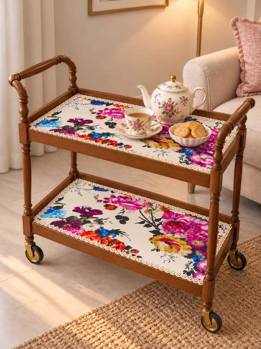Amelia Tea Trolley Mat