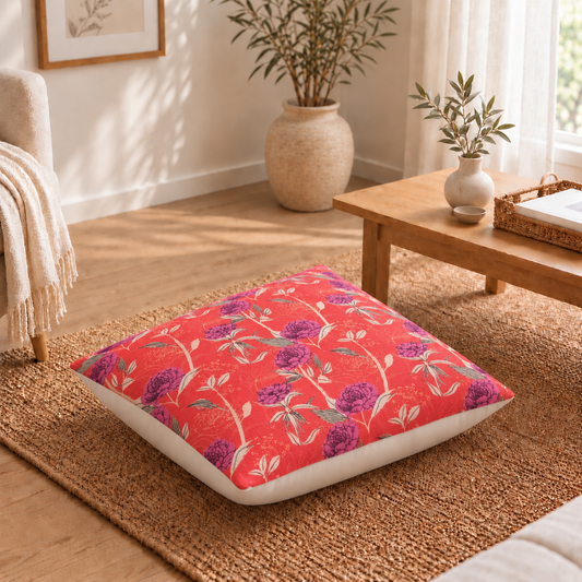 Floor Cushion Cover - Apricot