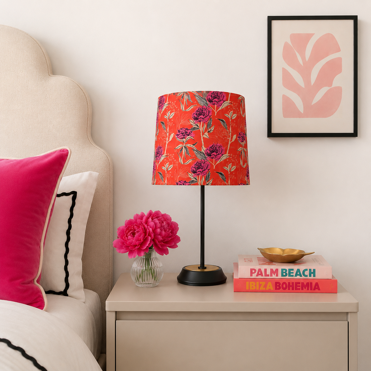 Apricot lamp shade