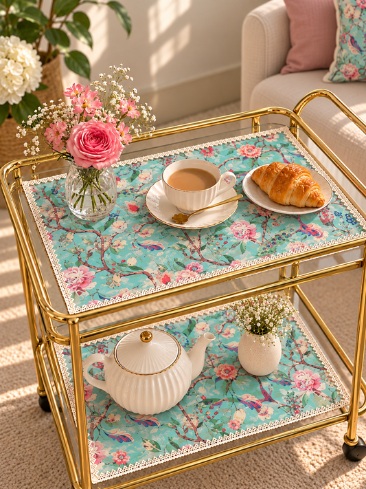 Aqua Garden Tea Trolley Mat