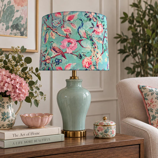 Aqua Garden lamp shade