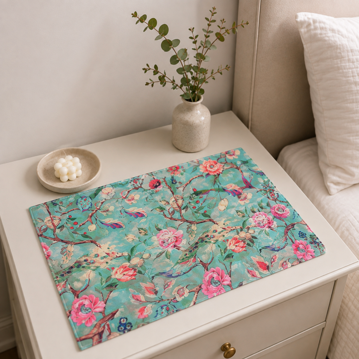 Aqua Garden Table Mat