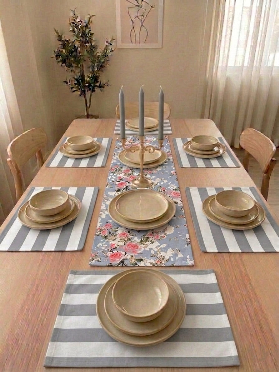 Ashes - Gray Blend Table Linen Set