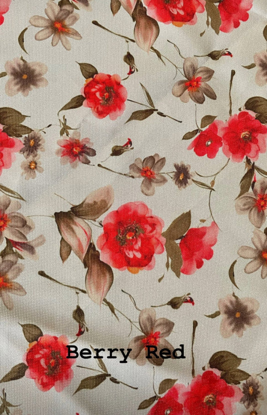 Berry Red Fabric