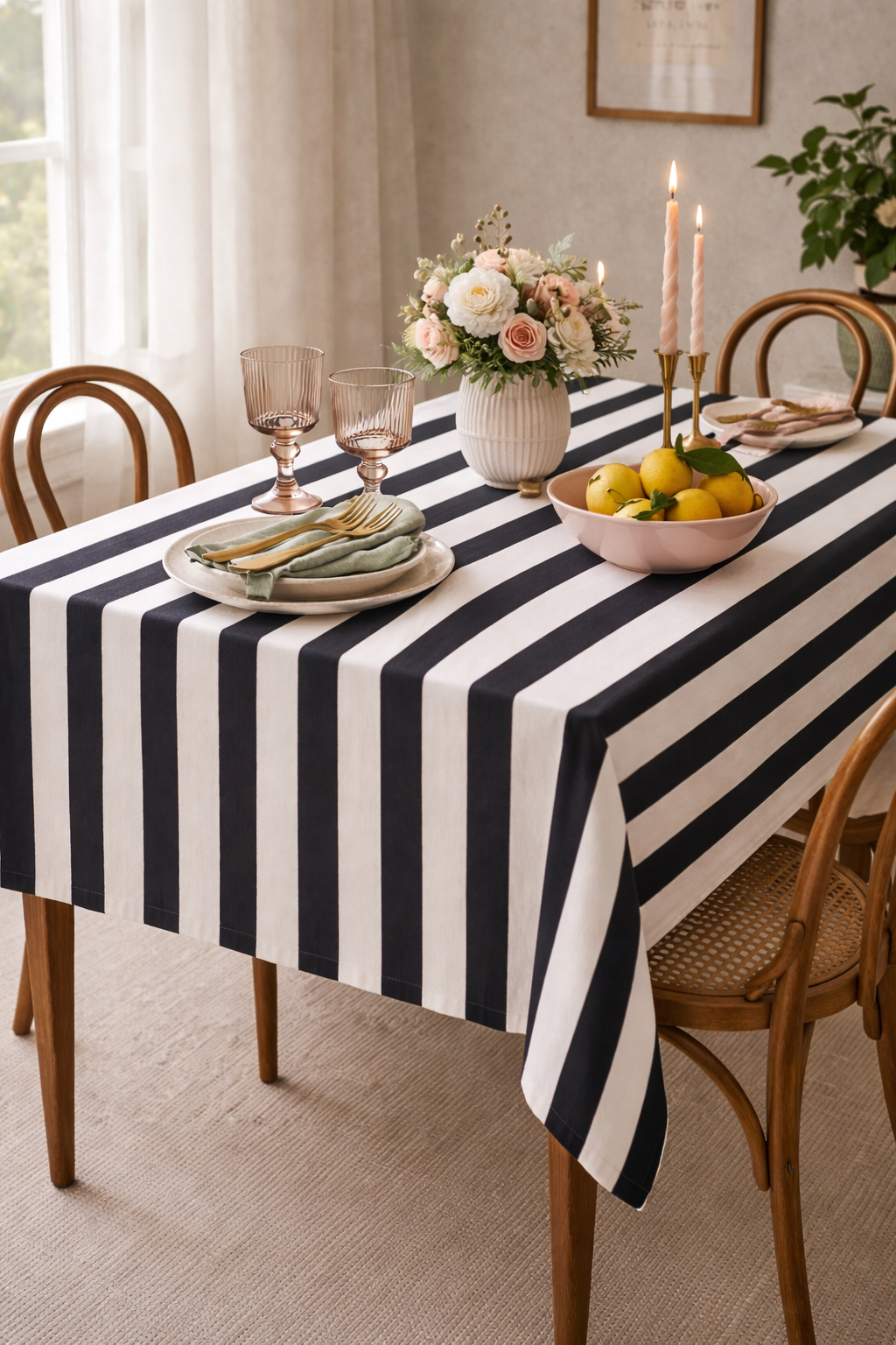 Black Blend Tablecloth