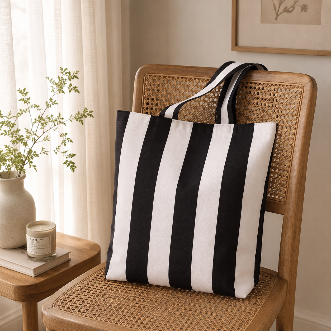 Black Blend Tote Bag