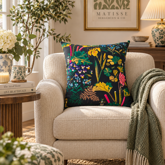 Black Safari Cushion