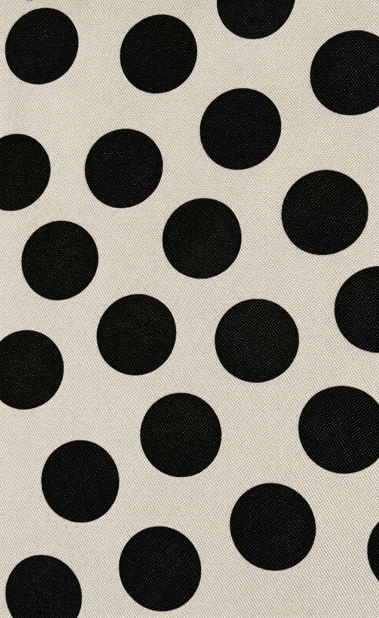 Black Polka Fabric