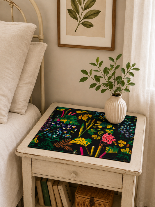 Black Safari Table Mat