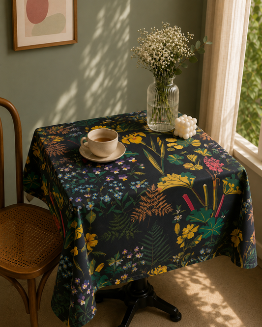 Black Safari Tablecloth