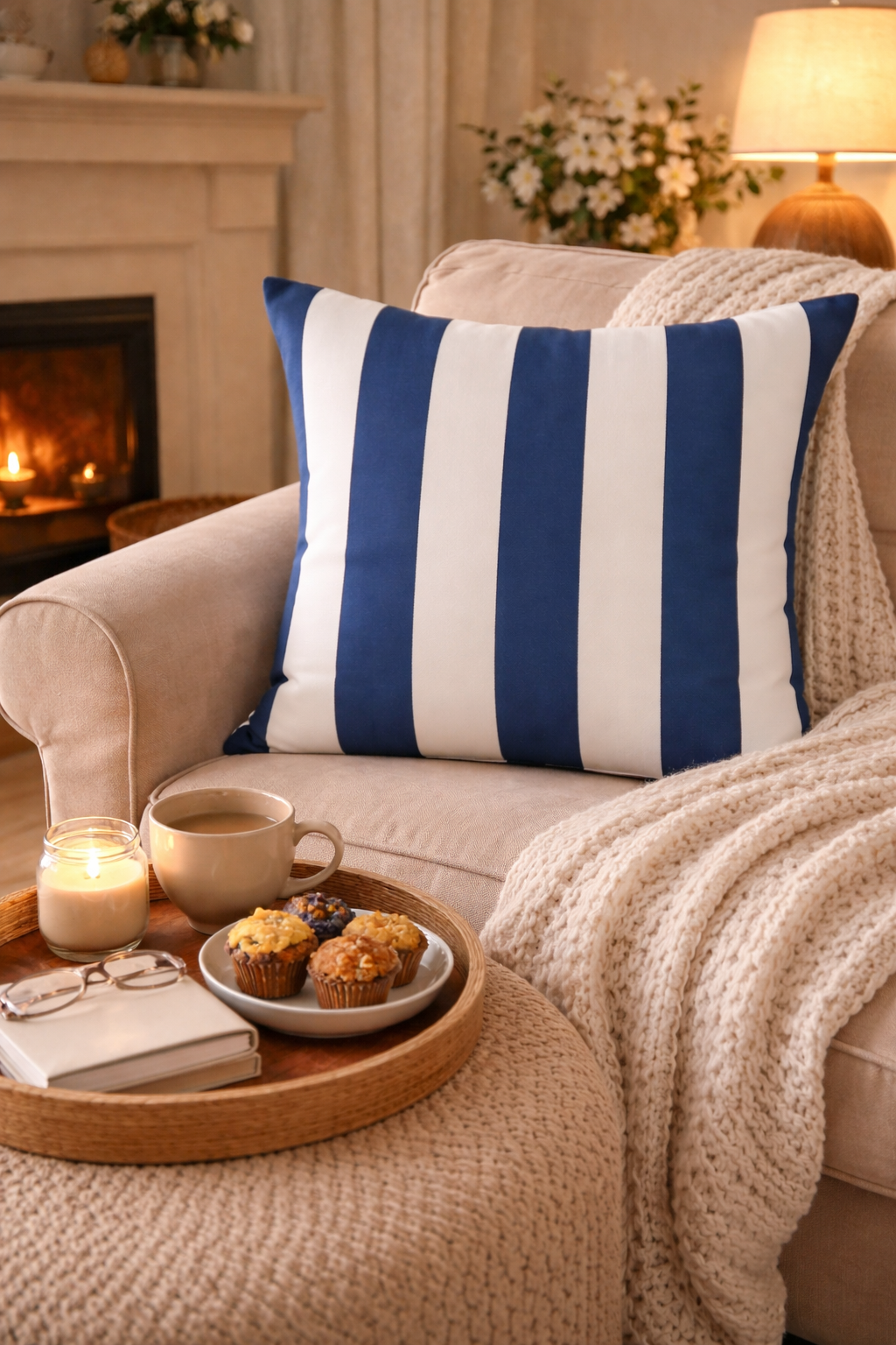 Blue Blend Cushion