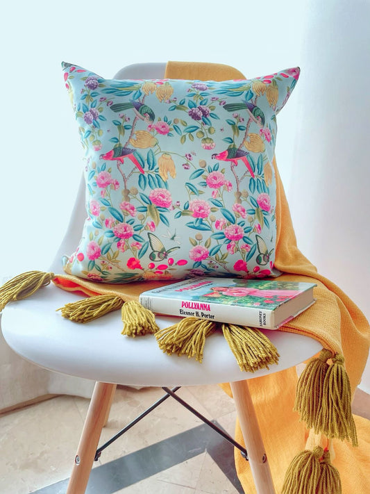 Blue Meadow Cushion