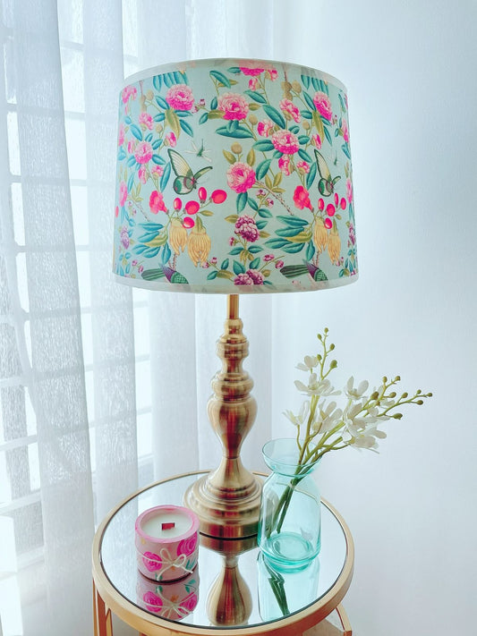 Blue Meadow Lamp Shade