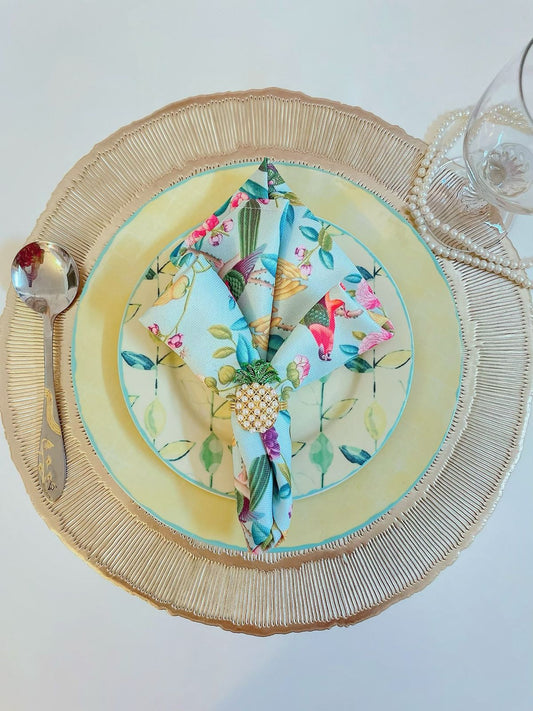 Blue Meadow Table Napkin
