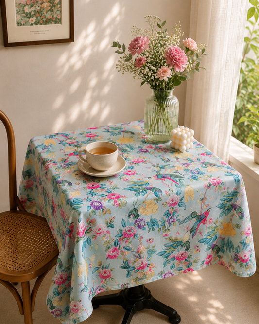 Blue Meadow Tablecloth