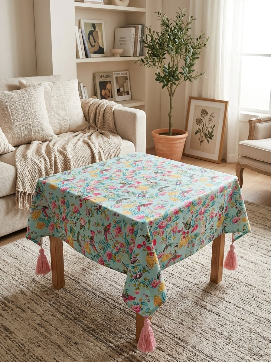 Blue Meadow Tablecloth