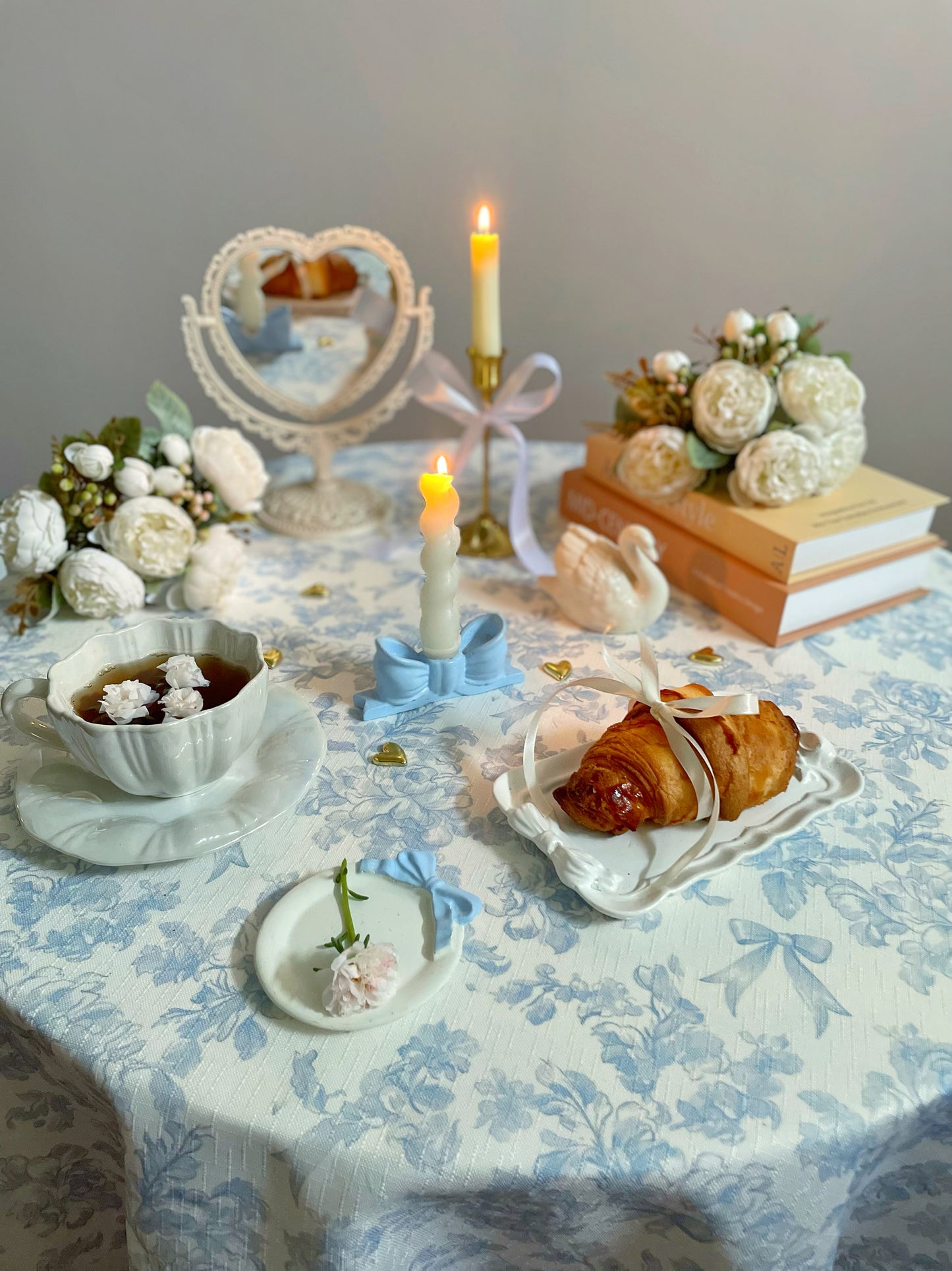 Blue Whisper Tablecloth
