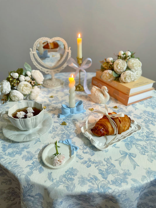 Blue Whisper Tablecloth
