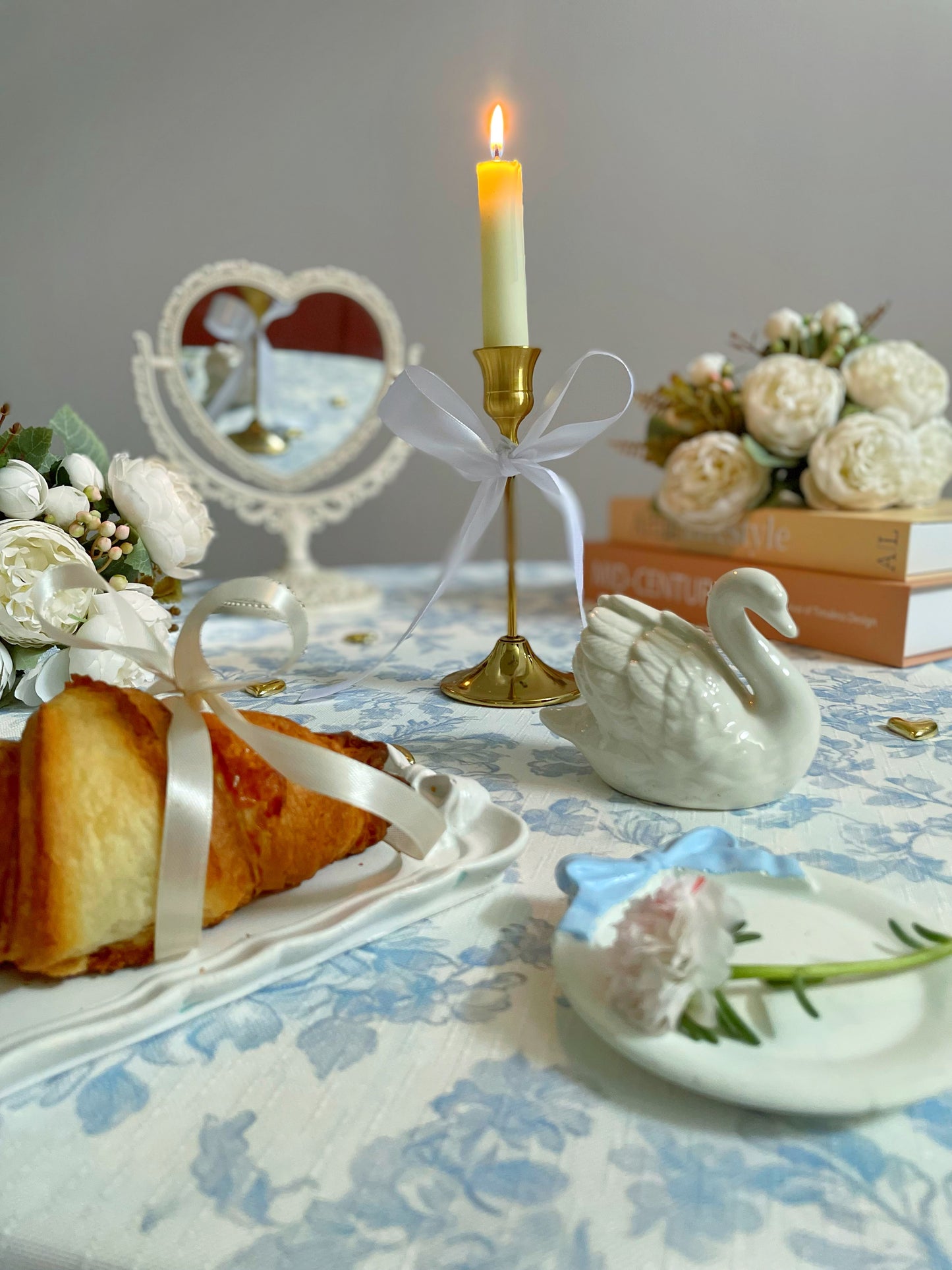 Blue Whisper Tablecloth