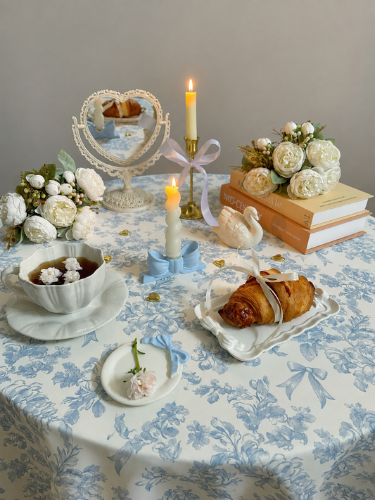 Blue Whisper Tablecloth