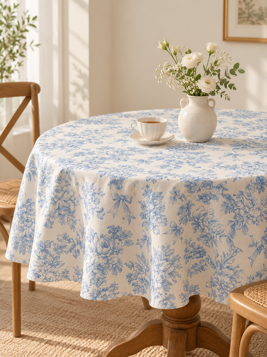 Blue Whisper Tablecloth