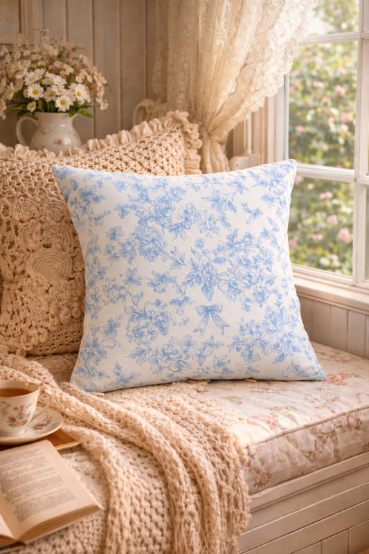 Blue Whisper Cushion