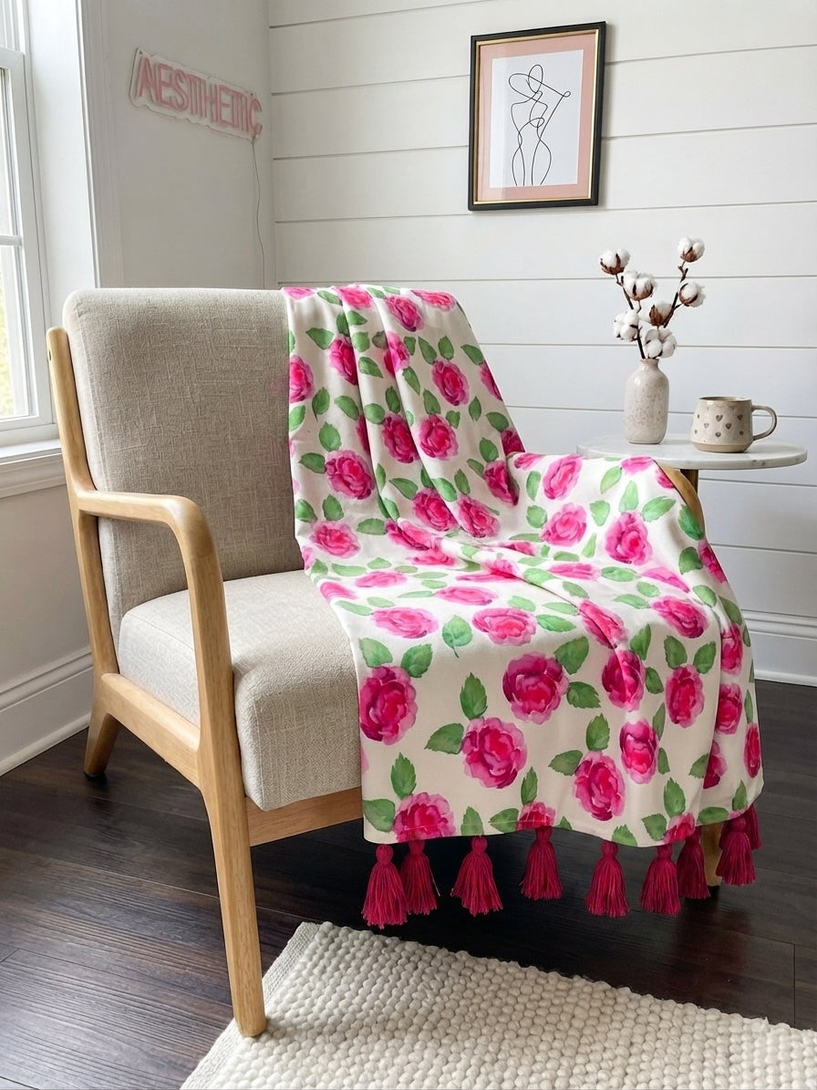 Blushing Throw Blanket