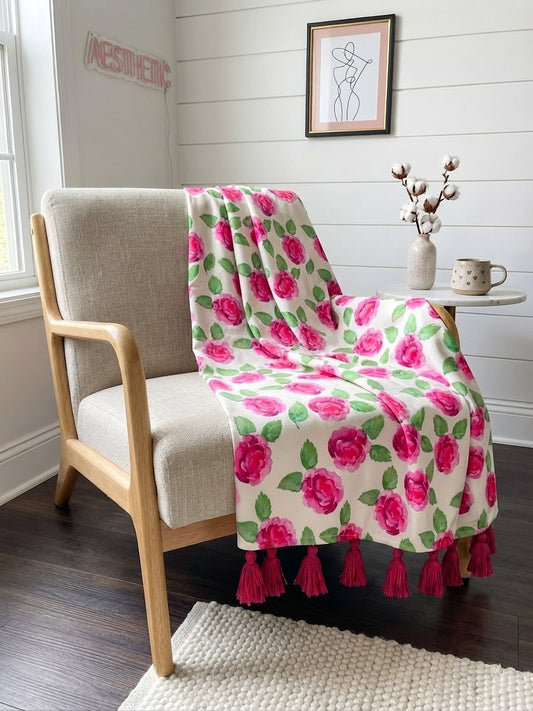 Blushing Throw Blanket