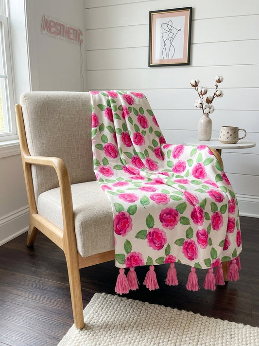 Blushing Throw Blanket