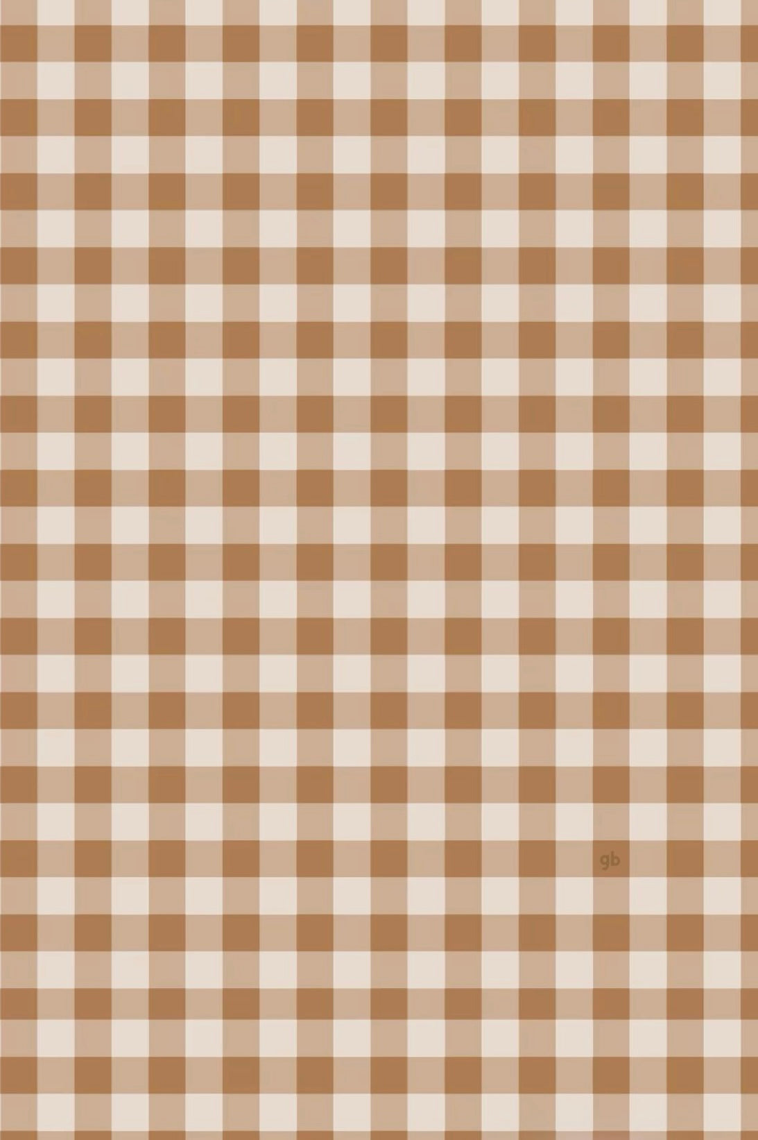 Brown Gingham Fabric