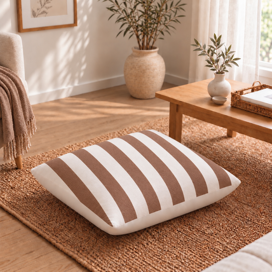 Floor Cushion Cover - Brown Blend
