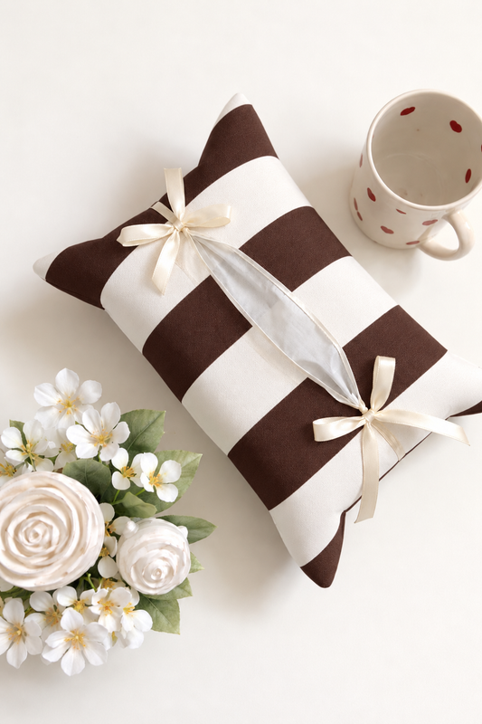 Brown Blend Tissue Box Cover