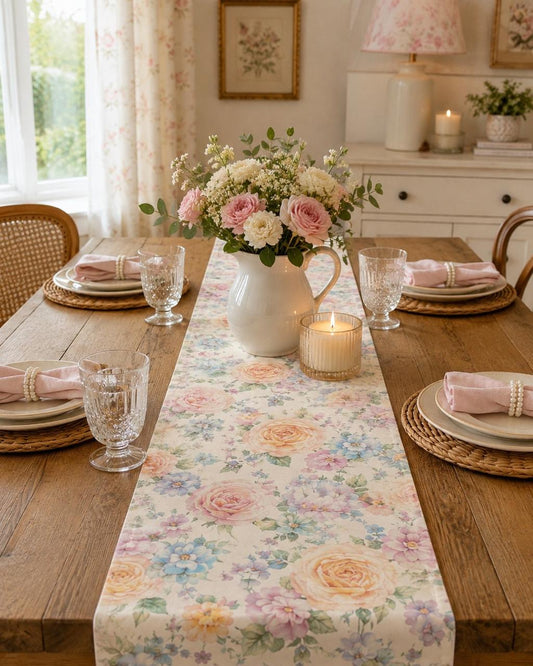Camellia Table Runner