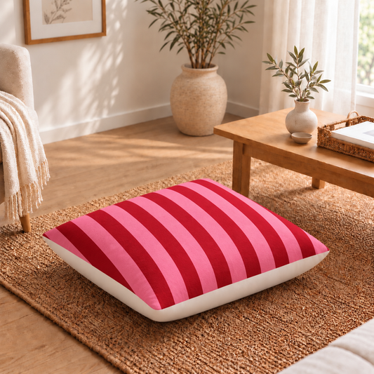 Floor Cushion Cover - Candystripes
