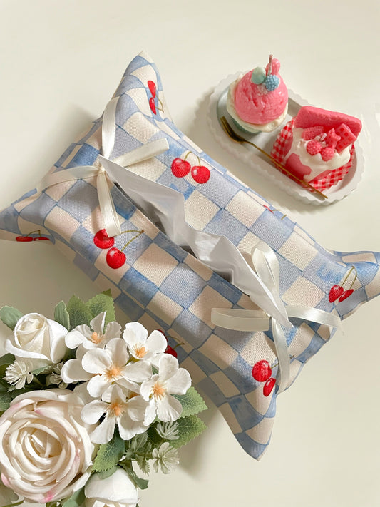 Cherry Fields Tissue Box Cover